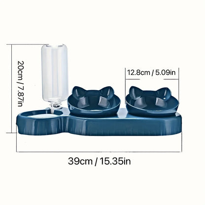 Cat Bowl with Gravity Feeder