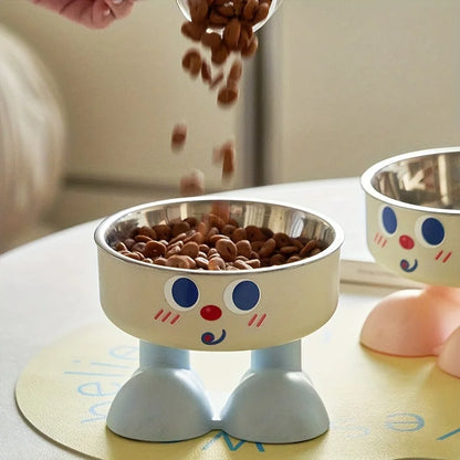 Elevated Steel Pet Bowl