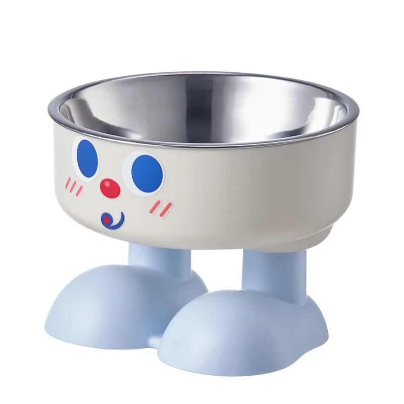 Elevated Steel Pet Bowl