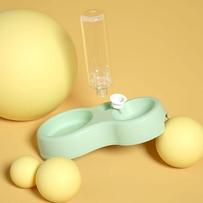 Double Pet Feeder Bowl