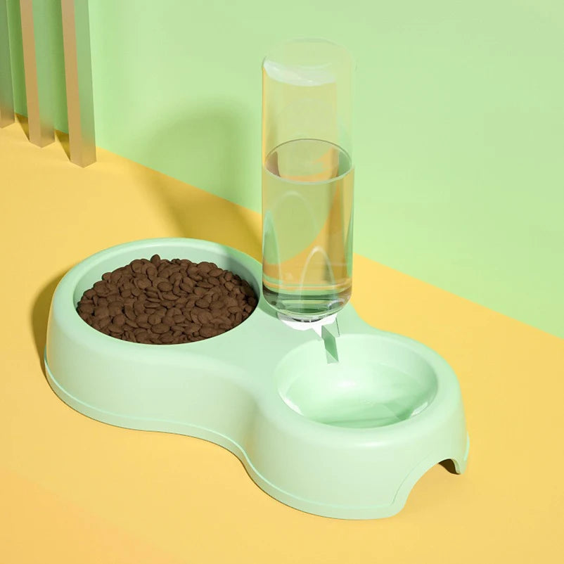 Double Pet Feeder Bowl