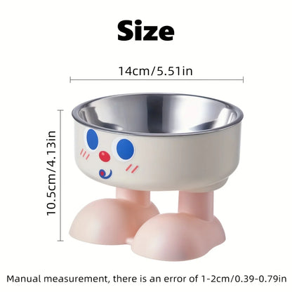 Elevated Steel Pet Bowl